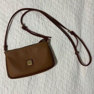 Dooney & Bourke Brown Leather Crossbody Bag
